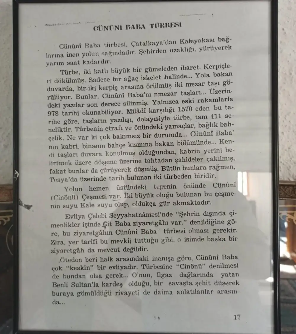 Şis Baba Sultan Hz. (Cünuni Baba)
